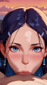 Anime Ai: the Cleaning Girl Sees My Cock and Can't Resist It.