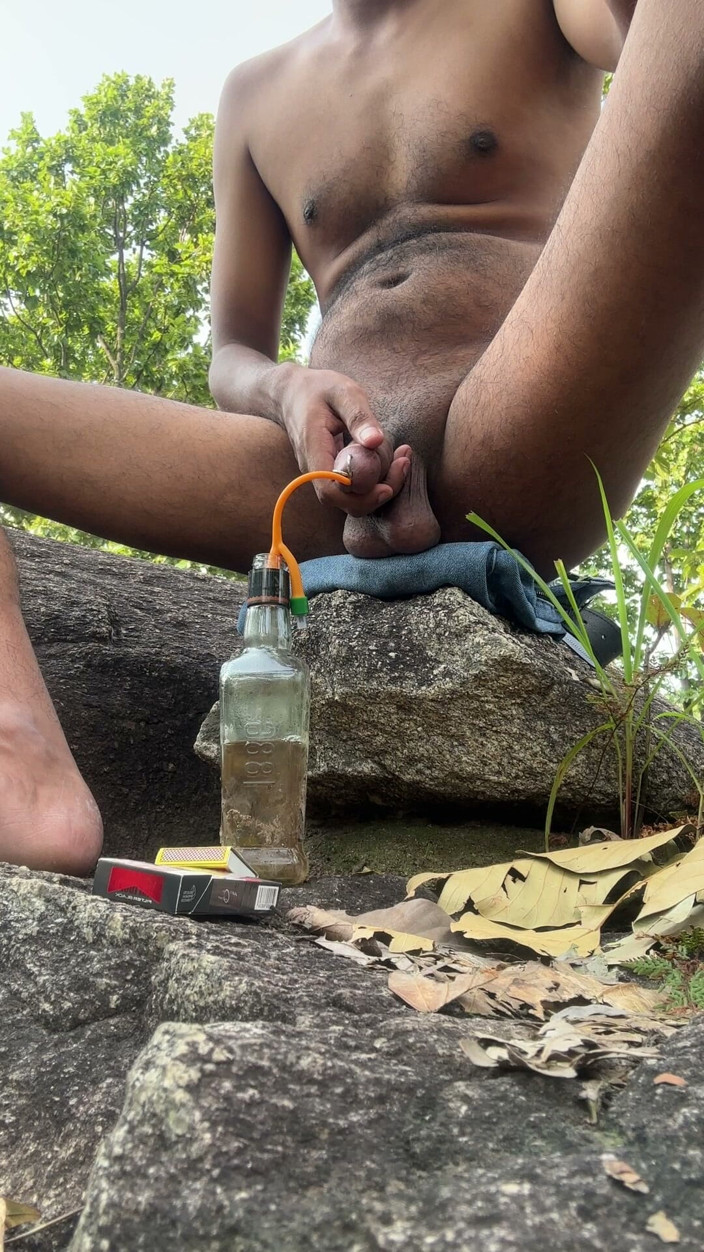 ISHNAV: I tried to pierce my dick in outdoor but i...