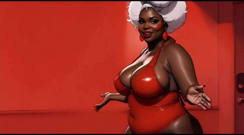 Octopussy Lovers Club: Cuckold yang sudah berkahwin menyembah pantat hitam besar. Kartun