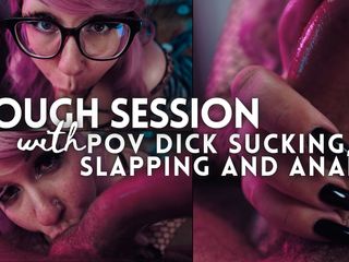 Slave Claire Bear: Rough Session: POV Dick Sucking, Slapping, Anal