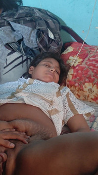 El cuñado la dejó mientras descansaba