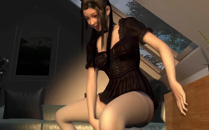 Why fuck so hard: 3D Cute Asian Babe Naked Her Pink Nipples Got Her...