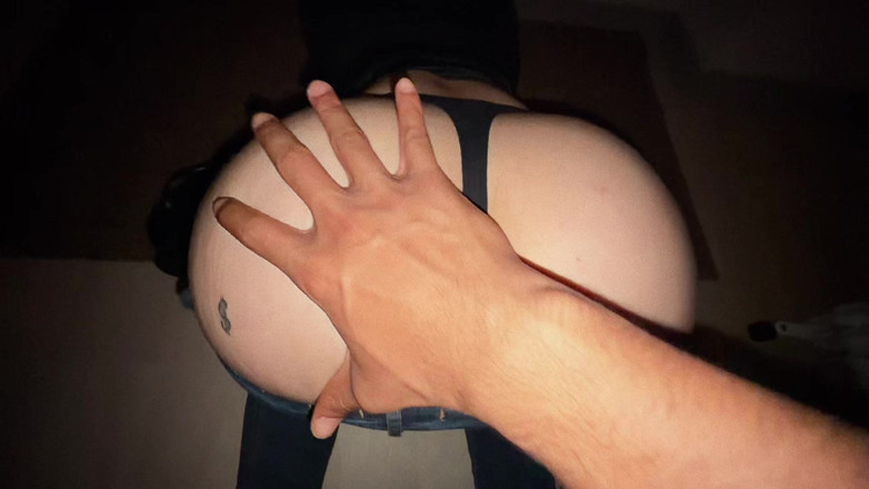 Secret Latina: Tight Jeans - Dry Humping My Roommate’s Big Ass