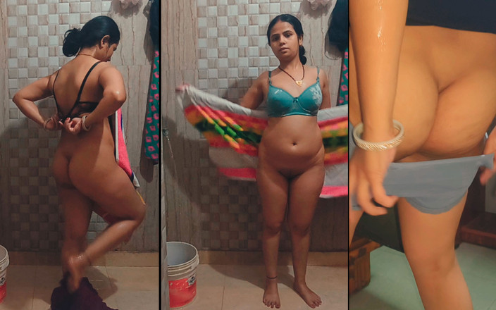 Hot Sis: Latika se sprchuje Nahé Sexy tělo