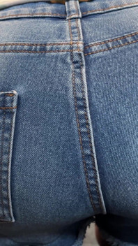 POV Fart Session in Short Jeans Fart Blast