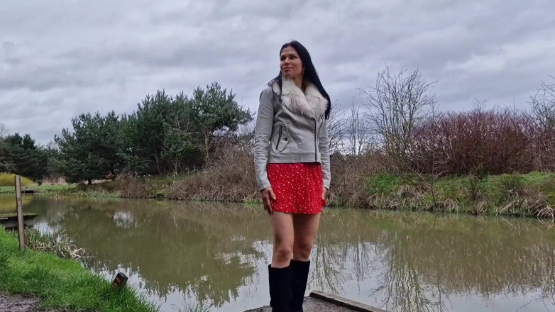 Nicky Brill: Outdoors Pissing and Gaping Compilation Nicky Brill