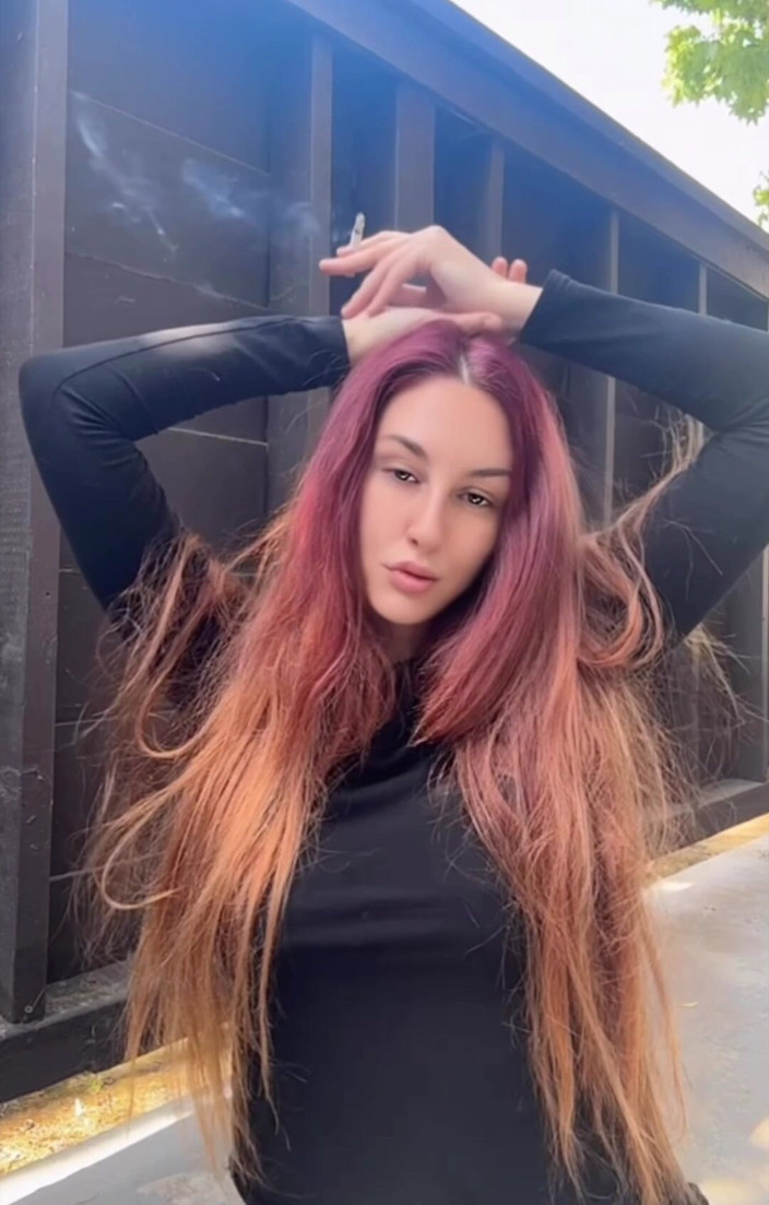 Artemisia Love: Italian Big Tits MILF Artemisia Love Long Hair Fetish Outdoor