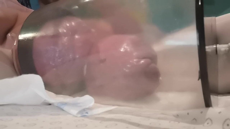 Monster_Meat_: Pumping in my biggest tube 2 stage size 5x6x12 inches