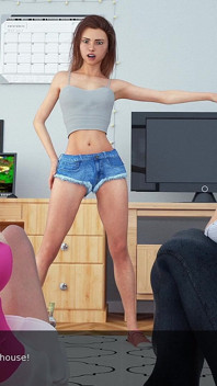 Stepsis Is Jealous Her Stepbrother Kissed Her friend - 3D Hentai Animated Porn - Milfy City