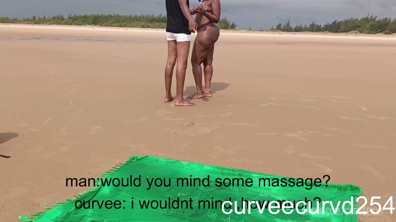 Curveecurvd254: Cepat Di Pantai Dengan Seorang Lelaki Tempatan