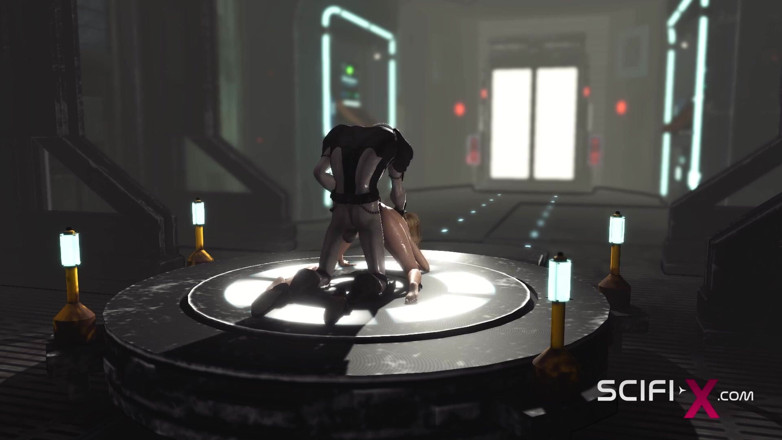 SciFi-X: Hot sex in the sci-fi-lab. A sexy girl gets fucked...