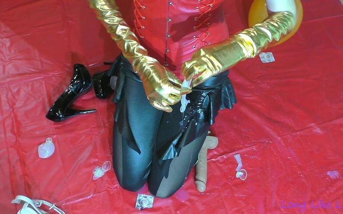 LongLikeLikk: Condom Party! Pour the Contents of the Condom on Yourself!