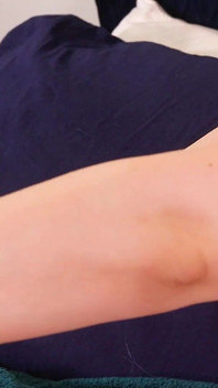 Sinnliche Lotion, massage und masturbation