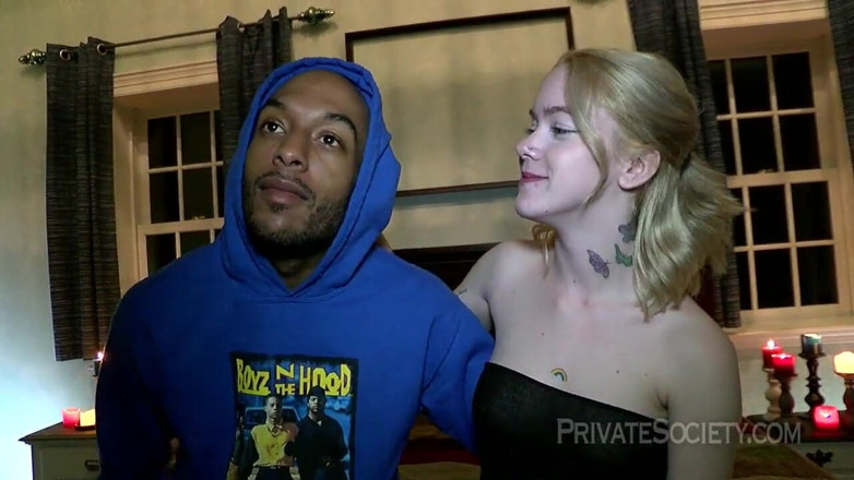 Private Society: Sage's first big black cock