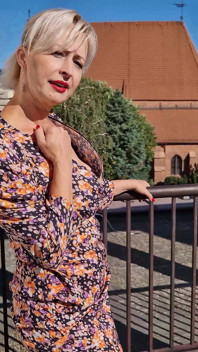 Szklany dildo analne na dachu - część 1