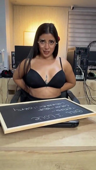 POV Teacher Gets Very Horny and Fucks with Her Dildo and Her Hitachi
