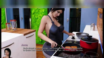 3DXXXTEEN2 Cartoon: Anna uspokojí tři chlapy za jeden den. 3D porno kreslený sex