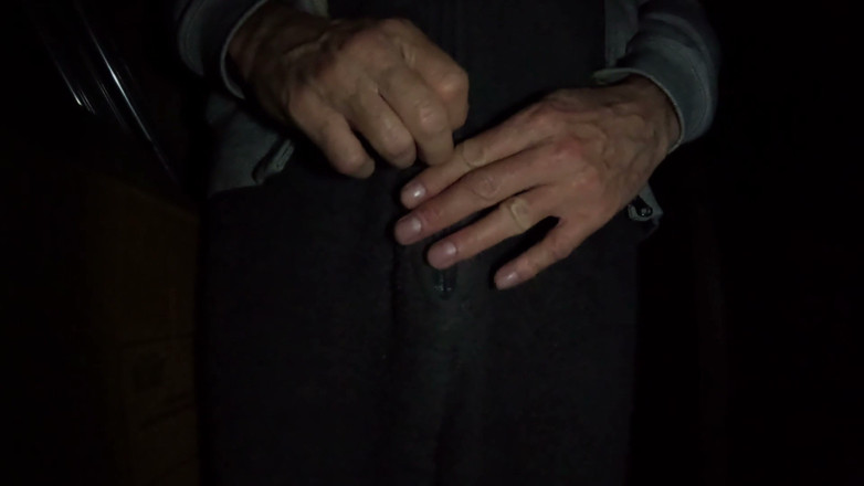 Rockardglans: Big Uncut Cock Outdoor Night Time Onesie Wanking and Cumming -...