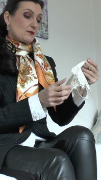 Sniffing Lace Handkerchiefs and Hot Wanking Games, Part 1: Lady Victoria Valente