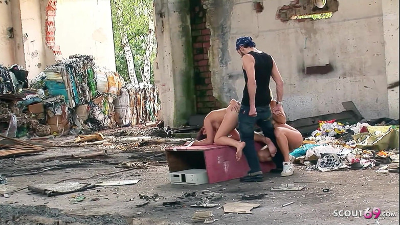 Full porn collection: Skinny teens Kathy and Sheridan fucked in the ass by...