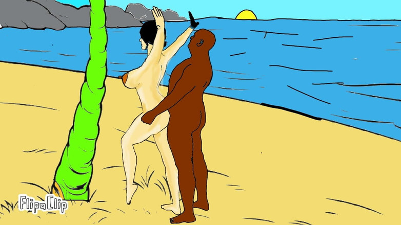 Raseed: Mia moglie scopa duro sulla spiaggia cazzone nero molto bella...