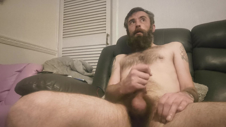 Smoking stoker: Ich wichs meinen großen schwanz, probiere precum und abspritzen