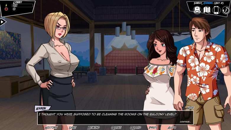 Dirty GamesXxX: Райская похоть: она думает, что она босс - эпизод 24