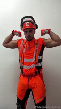 Tyler Blake Hivis Pracovní oblečení, Svaly Flex, Dildo Hra, Honění v ozubení.