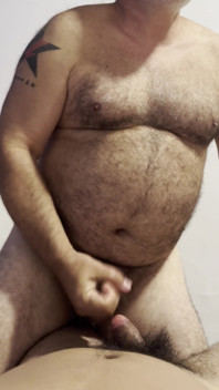 Mature Bear Cumming