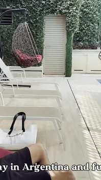 Sexy Brunette Seduces Me and Makes Me Cum in a Pool