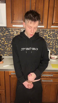 Horny Twink's Big Dick Jerk Session