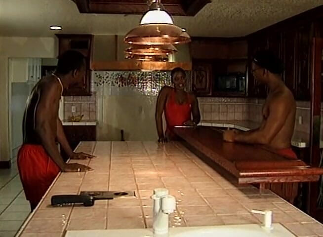 Analiscius: Hairy ebony whore gets fucked by two monster black dongs