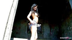 Full porn collection: 角質曲線美の十代のsusy積屋外によって2人の男で鋳造