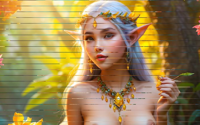 AI Girls: Schöne elfenmädchen mit Grewia