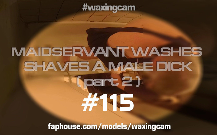 WaxingCam: #115 (2부) 남성 자지를 면도하는 하녀