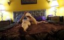 Aurora Willows large labia: Goddess Aurora Willows Naked Yoga on the Bed