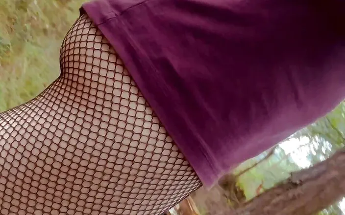 Apomit: I wear only fishnets and shirts outside, a lot of...