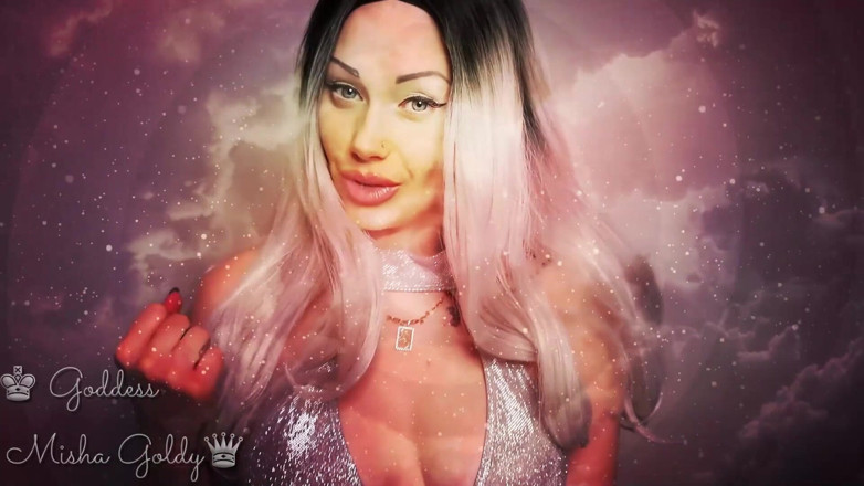 Goddess Misha Goldy: 迷人的宗教 asmr！圣诞节是我的生日！我是你的新神！