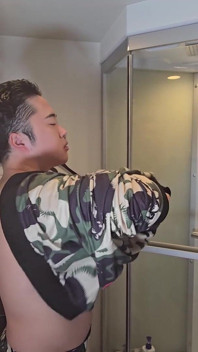 Erotic Massage with Japanese Beefcake - Shower Scene