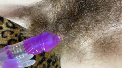 Cuteblonde666: Bunny vibrator test masturbace POV detailní
