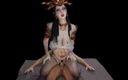 Soi Hentai: Medusa Queen и паренек по соседству - хентай, 3D без цензуры V360