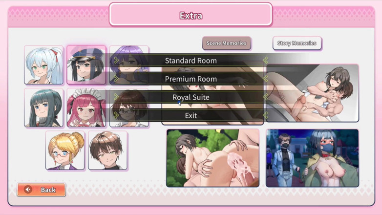 NSFWOtaku: Hentai-spiel - freche polizei-frau-masturbationsszene - immoral badehaus