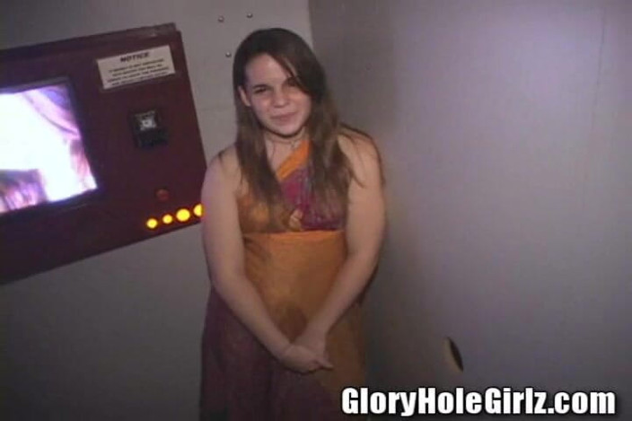 Glory Hole Girlz: Teen 18 Hermione Swallower Cutie Tits Sucking Dicks Glory Hole Hippie...
