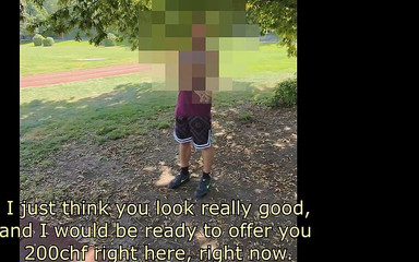 AntoGoesHunting: रैंडम स्ट्रेट बालों वाली मांसपेशियों वाली धावक अपनी पहली पुरुष लंड चुसाई करने के लिए राजी हो गई