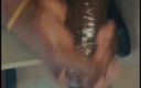 Bbc Godaddy: Une grosse bite noire africaine bizarre avant la douche
