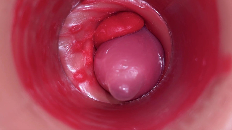 Ladybottox: Inside a Camgirl Cervix POV Camera in Vagina with Big...