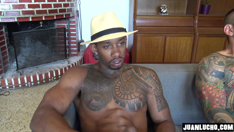 Juan Lucho Gay: Jerkoff with Myblack Gardener