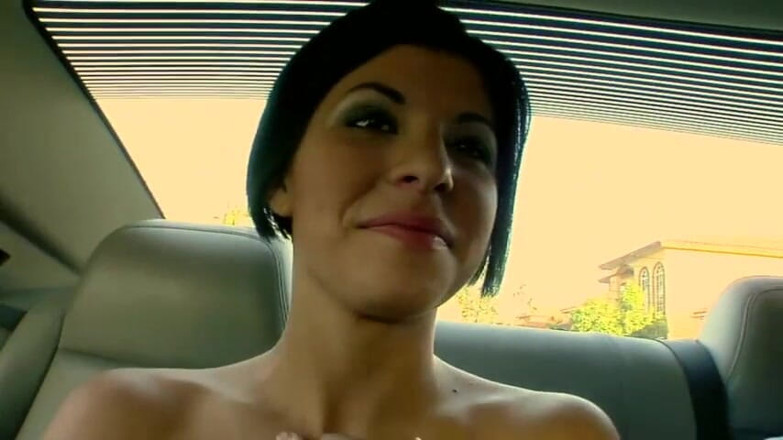 MILF stars: Picked up sexy brunette teen gets screwed