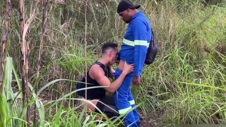 TheBlacKHunterr: Pracownik przechodził obok parku i dostał