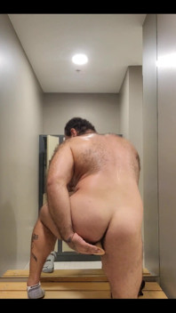 Stuffing Ass with Dildo